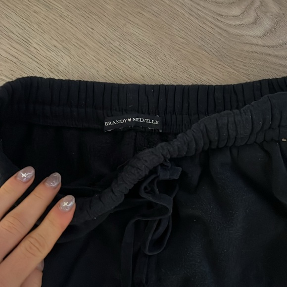 Navy blue Brandy Melville sweatpants - Picture 2 of 2